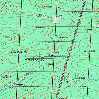 Avenza Systems Inc. Soviet Genshtab map - q49-117/118 - Russia digital map