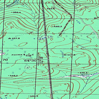 Avenza Systems Inc. Soviet Genshtab map - q49-129/130 - Russia digital map