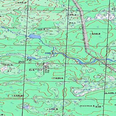 Avenza Systems Inc. Soviet Genshtab map - q49-141/142 - Russia digital map
