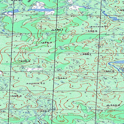 Avenza Systems Inc. Soviet Genshtab map - q49-141/142 - Russia digital map