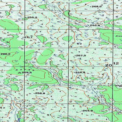 Avenza Systems Inc. Soviet Genshtab map - q50-103/104 - Russia digital map