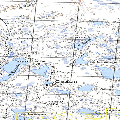 Avenza Systems Inc. Soviet Genshtab map - q50-131/132 - Russia digital map