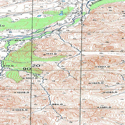 Avenza Systems Inc. Soviet Genshtab map - q51-019/020 - Russia digital map