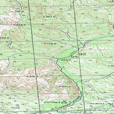 Avenza Systems Inc. Soviet Genshtab map - q51-025/026 - Russia digital map