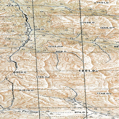 Avenza Systems Inc. Soviet Genshtab map - q51-027/028 - Russia digital map