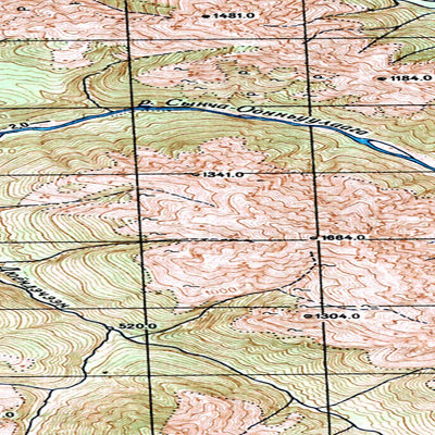 Avenza Systems Inc. Soviet Genshtab map - q52-003/004 - Russia digital map