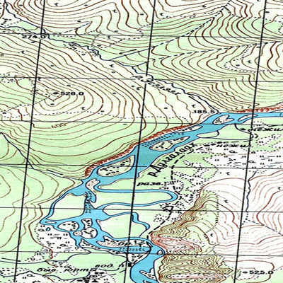 Avenza Systems Inc. Soviet Genshtab map - q52-047/048--(1952) - Russia digital map
