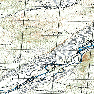 Avenza Systems Inc. Soviet Genshtab map - q52-095/096--(1950) - Russia digital map