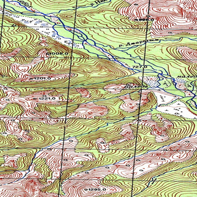 Avenza Systems Inc. Soviet Genshtab map - q52-107/108--(1950) - Russia digital map
