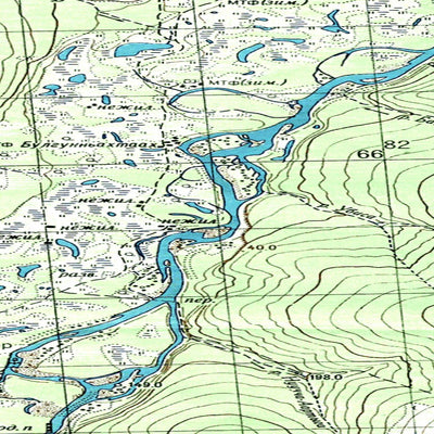 Avenza Systems Inc. Soviet Genshtab map - q53-025/026--(1952) - Russia digital map