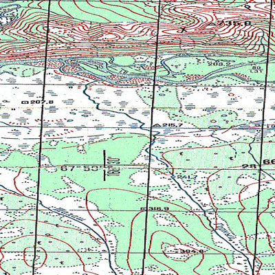Avenza Systems Inc. Soviet Genshtab map - q58-009/010 - Russia digital map