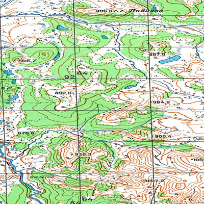 Avenza Systems Inc. Soviet Genshtab map - q58-113/114--(1972) - Russia digital map