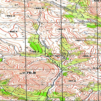 Avenza Systems Inc. Soviet Genshtab map - q58-125/126--(1972) - Russia digital map