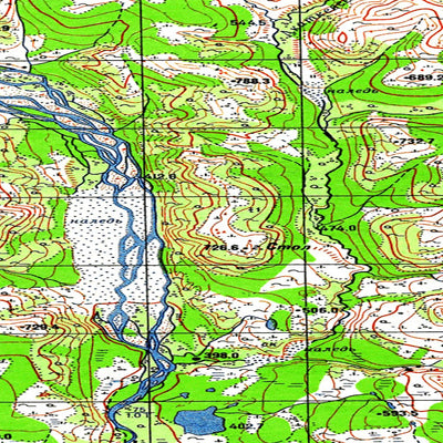Avenza Systems Inc. Soviet Genshtab map - q58-125/126--(1972) - Russia digital map