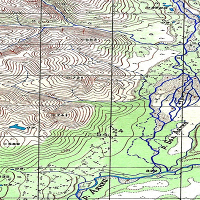 Avenza Systems Inc. Soviet Genshtab map - q58-127/128--(1953) - Russia digital map