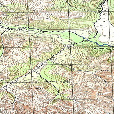 Avenza Systems Inc. Soviet Genshtab map - q58-135/136--(1953) - Russia digital map