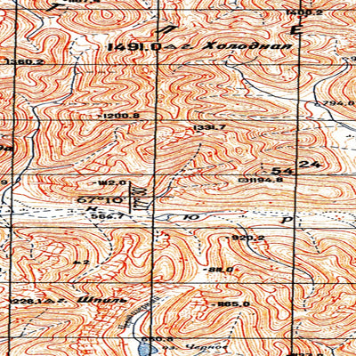 Avenza Systems Inc. Soviet Genshtab map - q60-031/032 - Russia digital map