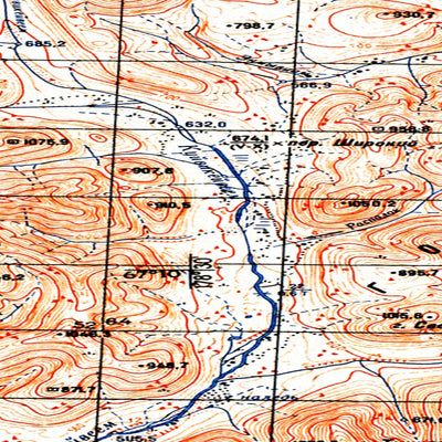 Avenza Systems Inc. Soviet Genshtab map - q60-033/034 - Russia digital map