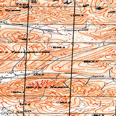 Avenza Systems Inc. Soviet Genshtab map - q60-033/034 - Russia digital map