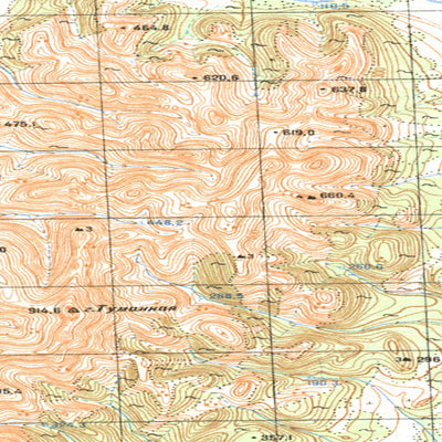 Avenza Systems Inc. Soviet Genshtab map - q60-135/136 - Russia digital map
