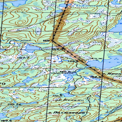 Avenza Systems Inc. Soviet Genshtab map - r35-105/106 - Russia digital map