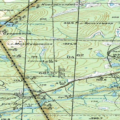 Avenza Systems Inc. Soviet Genshtab map - r35-129/130--(1981) - Russia digital map