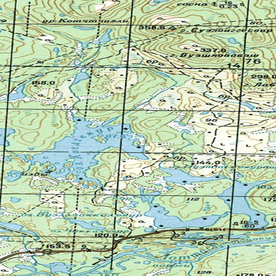 Avenza Systems Inc. Soviet Genshtab map - r35-129/130--(1981) - Russia digital map