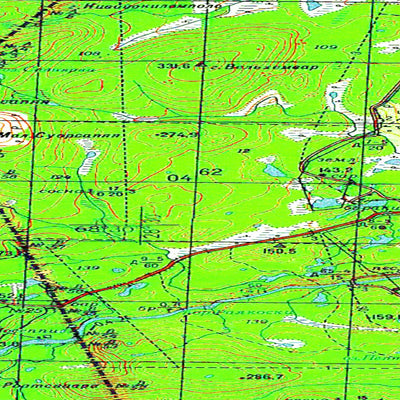 Avenza Systems Inc. Soviet Genshtab map - r35-129/130 - Russia digital map