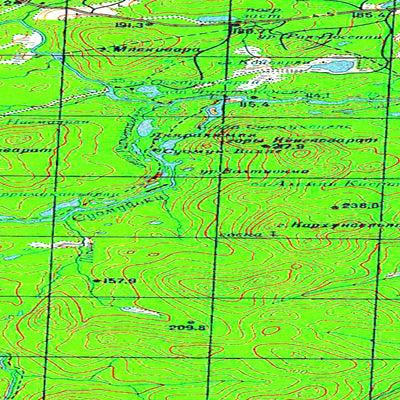 Avenza Systems Inc. Soviet Genshtab map - r35-129/130 - Russia digital map
