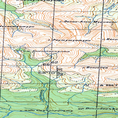 Avenza Systems Inc. Soviet Genshtab map - r35-141/142 - Russia digital map