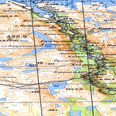 Avenza Systems Inc. Soviet Genshtab map - r36-073/074 - Russia digital map