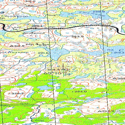 Avenza Systems Inc. Soviet Genshtab map - r36-099/100 - Russia digital map