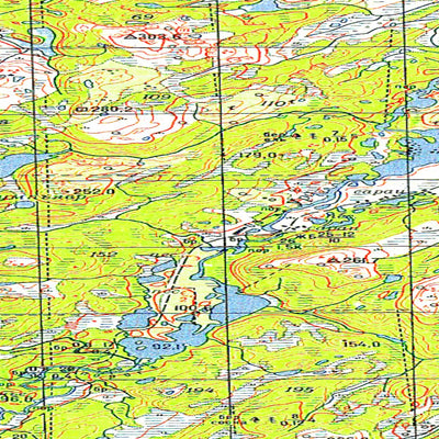 Avenza Systems Inc. Soviet Genshtab map - r36-101/102 - Russia digital map