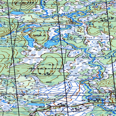 Avenza Systems Inc. Soviet Genshtab map - r36-109/110--(1984) - Russia digital map