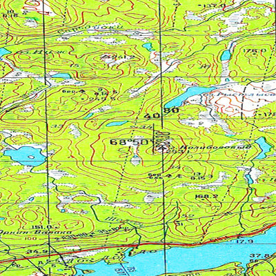 Avenza Systems Inc. Soviet Genshtab map - r36-113/114 - Russia digital map
