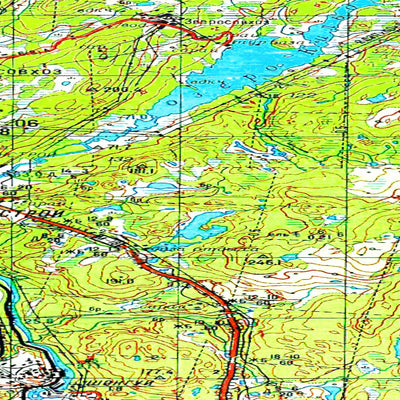 Avenza Systems Inc. Soviet Genshtab map - r36-115/116 - Russia digital map