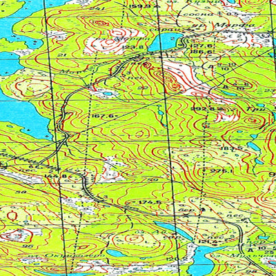 Avenza Systems Inc. Soviet Genshtab map - r36-123/124 - Russia digital map