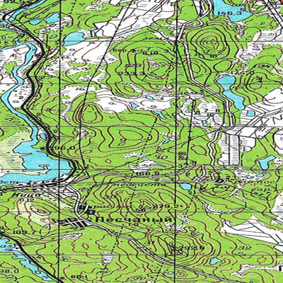 Avenza Systems Inc. Soviet Genshtab map - r36-127/128 - Russia digital map