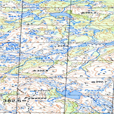 Avenza Systems Inc. Soviet Genshtab map - r36-129/130--(1962) - Russia digital map