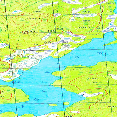 Avenza Systems Inc. Soviet Genshtab map - r36-133/134 - Russia digital map