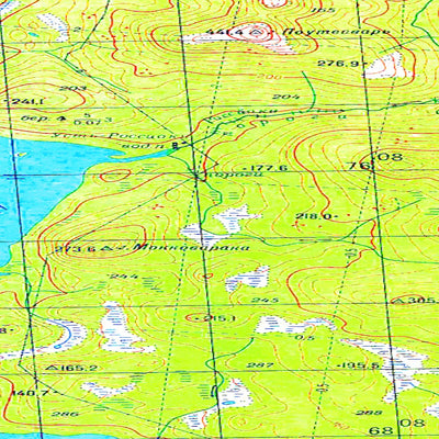 Avenza Systems Inc. Soviet Genshtab map - r36-133/134 - Russia digital map