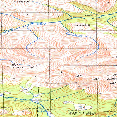 Avenza Systems Inc. Soviet Genshtab map - r36-135/136 - Russia digital map