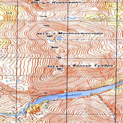Avenza Systems Inc. Soviet Genshtab map - r36-137/138 - Russia digital map