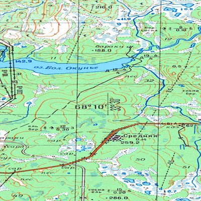 Avenza Systems Inc. Soviet Genshtab map - r36-139/140 - Russia digital map