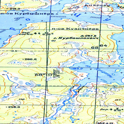 Avenza Systems Inc. Soviet Genshtab map - r36-141/142 - Russia digital map