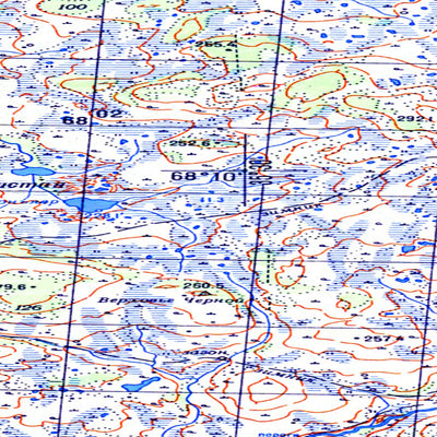Avenza Systems Inc. Soviet Genshtab map - r36-143/144 - Russia digital map