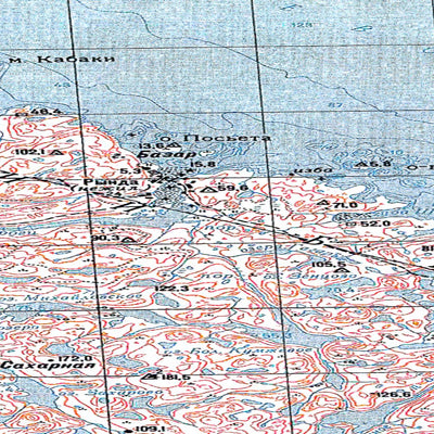 Avenza Systems Inc. Soviet Genshtab map - r37-109/110 - Russia digital map