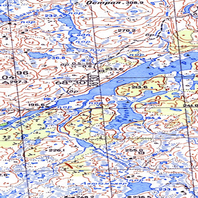 Avenza Systems Inc. Soviet Genshtab map - r37-121/122 - Russia digital map