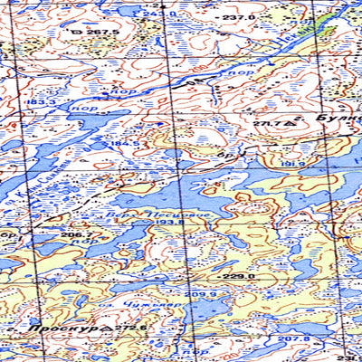 Avenza Systems Inc. Soviet Genshtab map - r37-121/122 - Russia digital map