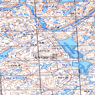 Avenza Systems Inc. Soviet Genshtab map - r37-123/124 - Russia digital map
